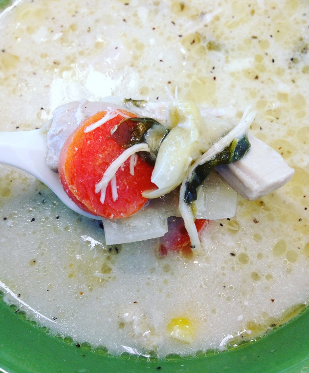 chicken artichoke soup